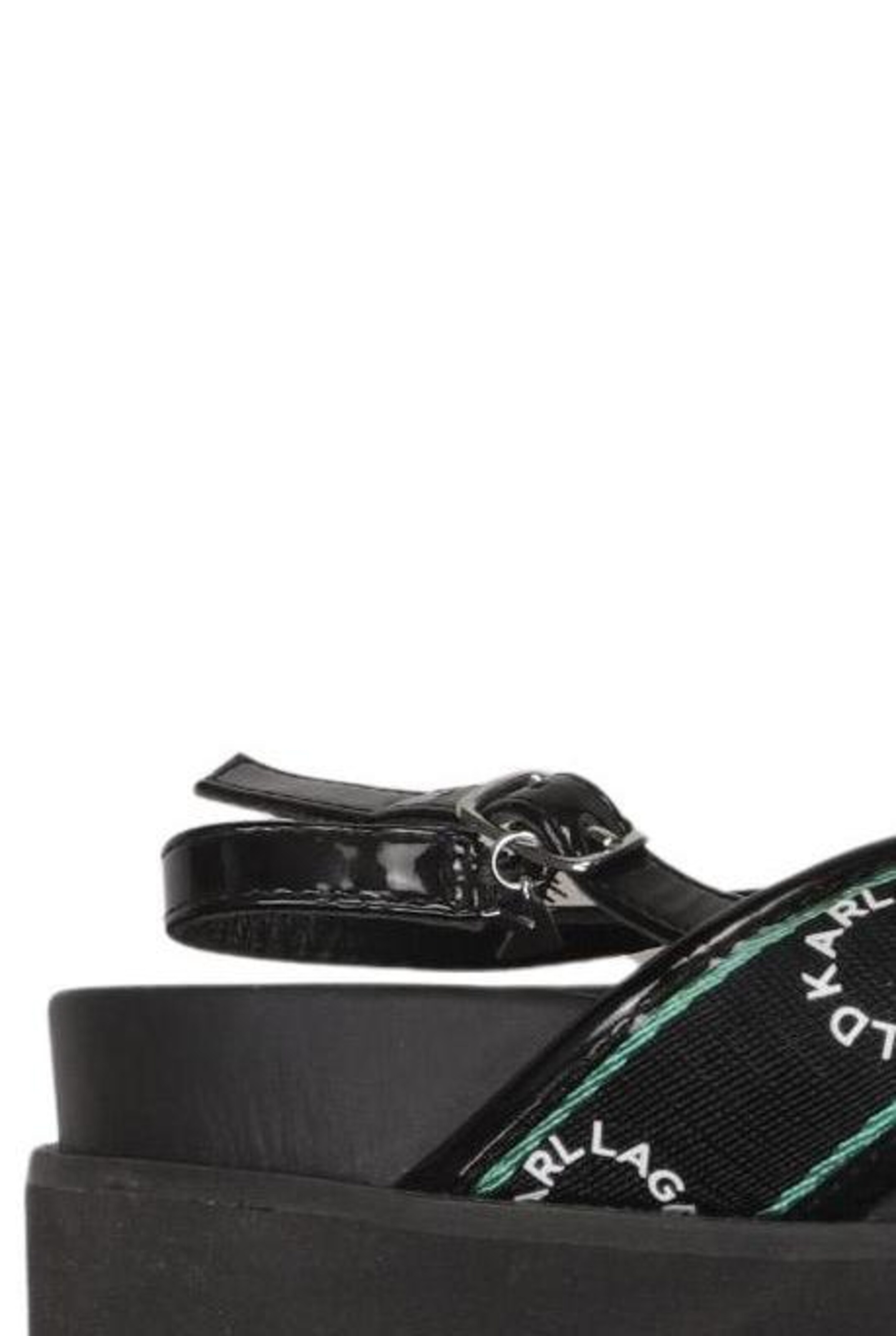Karl Lagerfeld Sandalen 37 in Schwarz