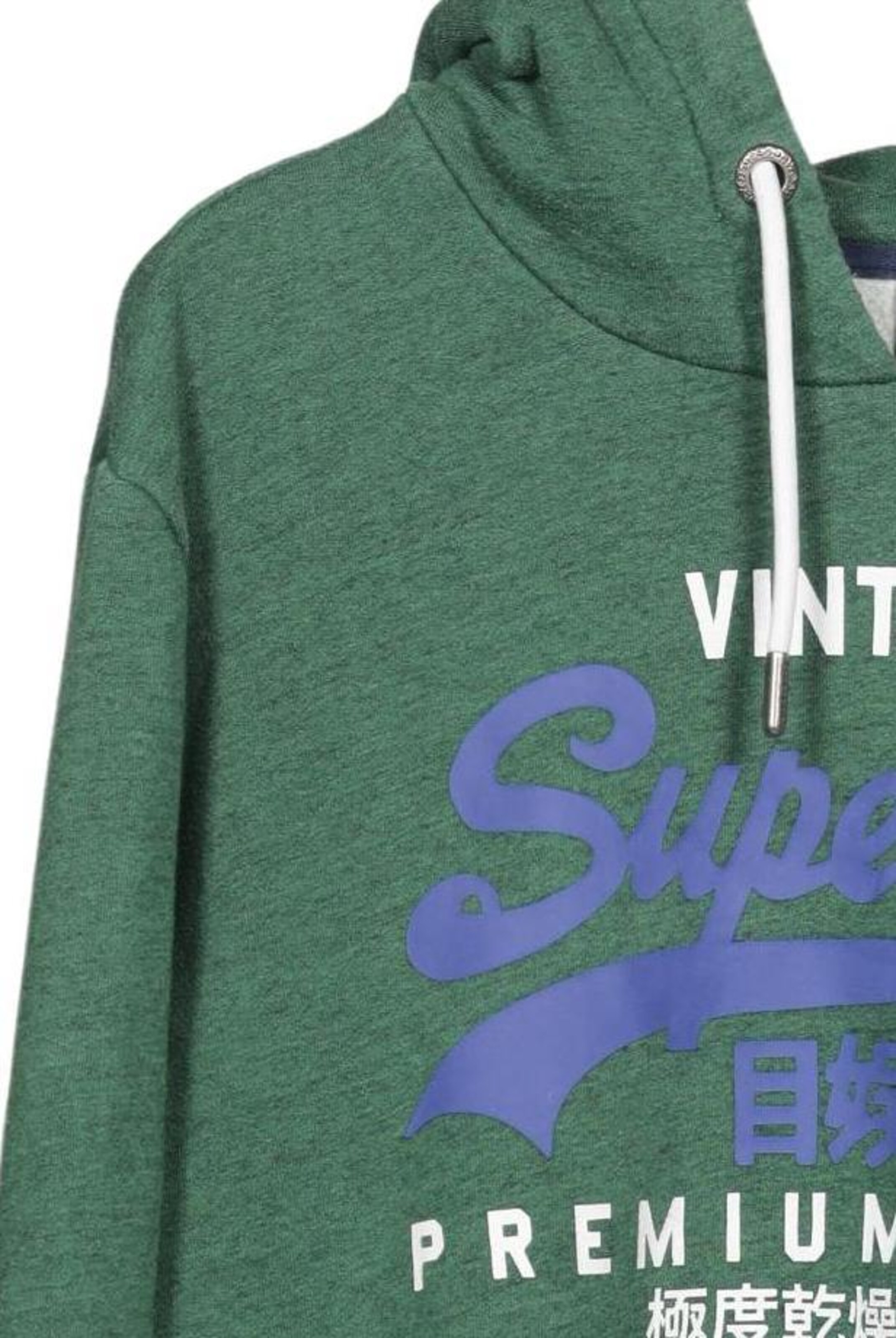 Superdry Sweatshirt & Zip-Up Hoodie in XXL in Green