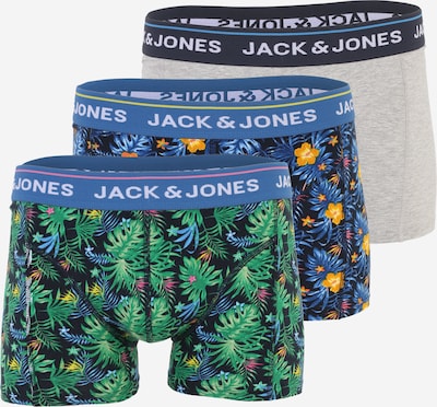 JACK & JONES Bokserishortsit 'JACCODY' koossa XS värissä tummansininen / meleerattu harmaa / ruohonvihreä / musta, Tuotenäkymä