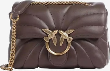 ruda PINKO Rankinė su ilgu dirželiu 'Pinko Sac Rabat Love Puff Mini Cl Sheep Nappa Marron A1EXL74Q': priekis