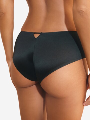 ETAM Shorty aus satinierter Mikrofaser 'Pure Glow' in Schwarz