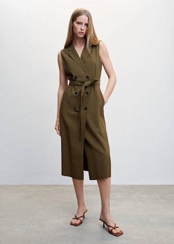 MANGO Shirt Dress 'Dorotea' in Green