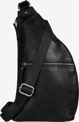 Sac à bandoulière Spikes & Sparrow en noir : devant