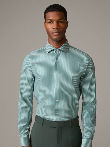 STRELLSON Slim fit Button Up Shirt 'Sereno' in Green