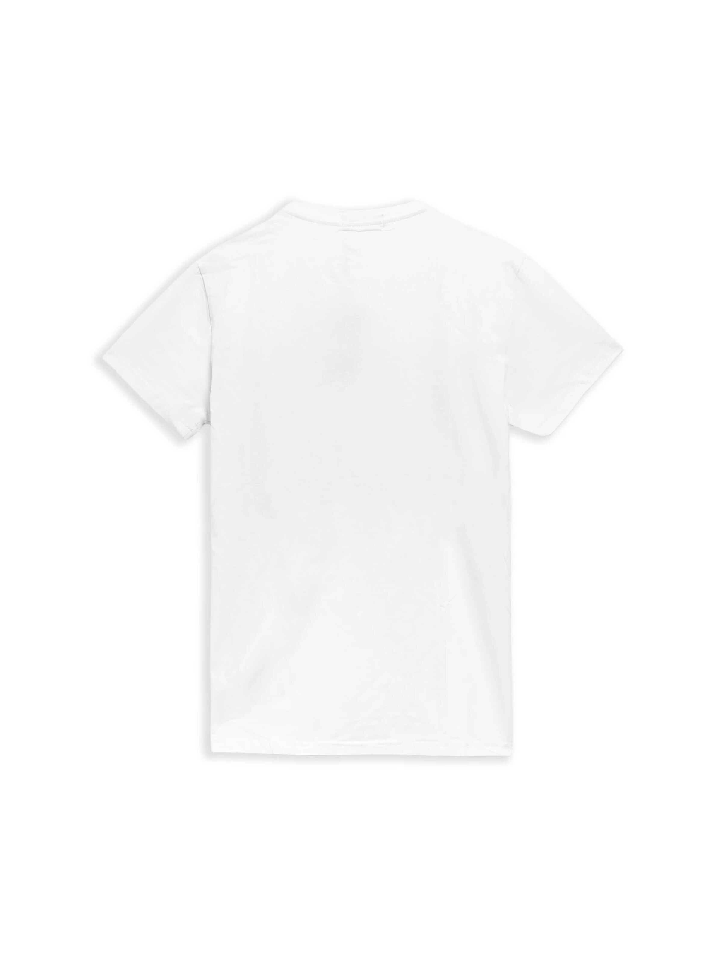 OVER STREET - Camiseta 'Camiseta blanca old man prayer beads slim fit tee' en blanco