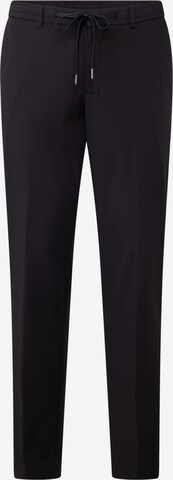 Michael Kors Regular Trousers with creases in Black: front