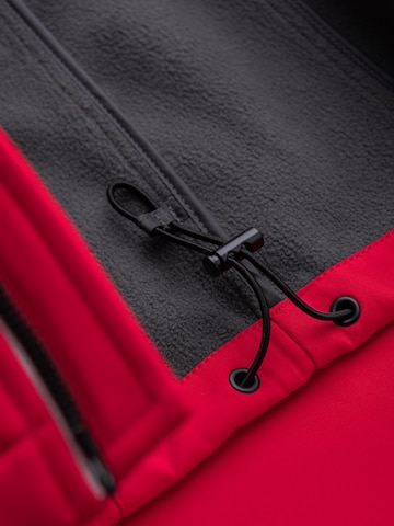Ombre Between-Season Jacket in Red