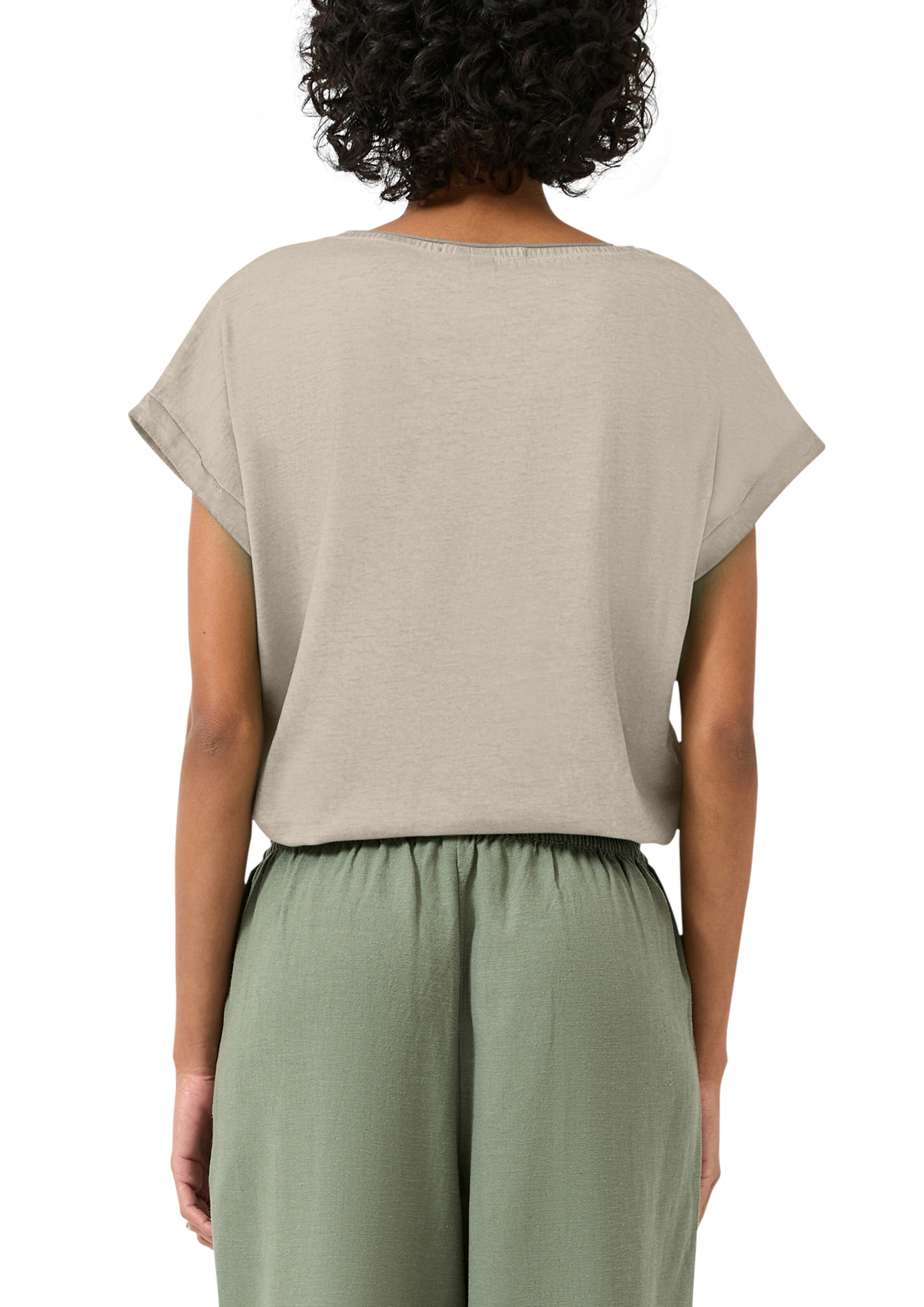 T-shirt QS en beige