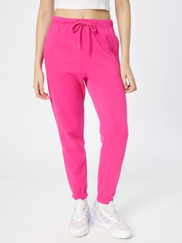 Effilé Pantalon 'Chilli' PIECES en rose : devant