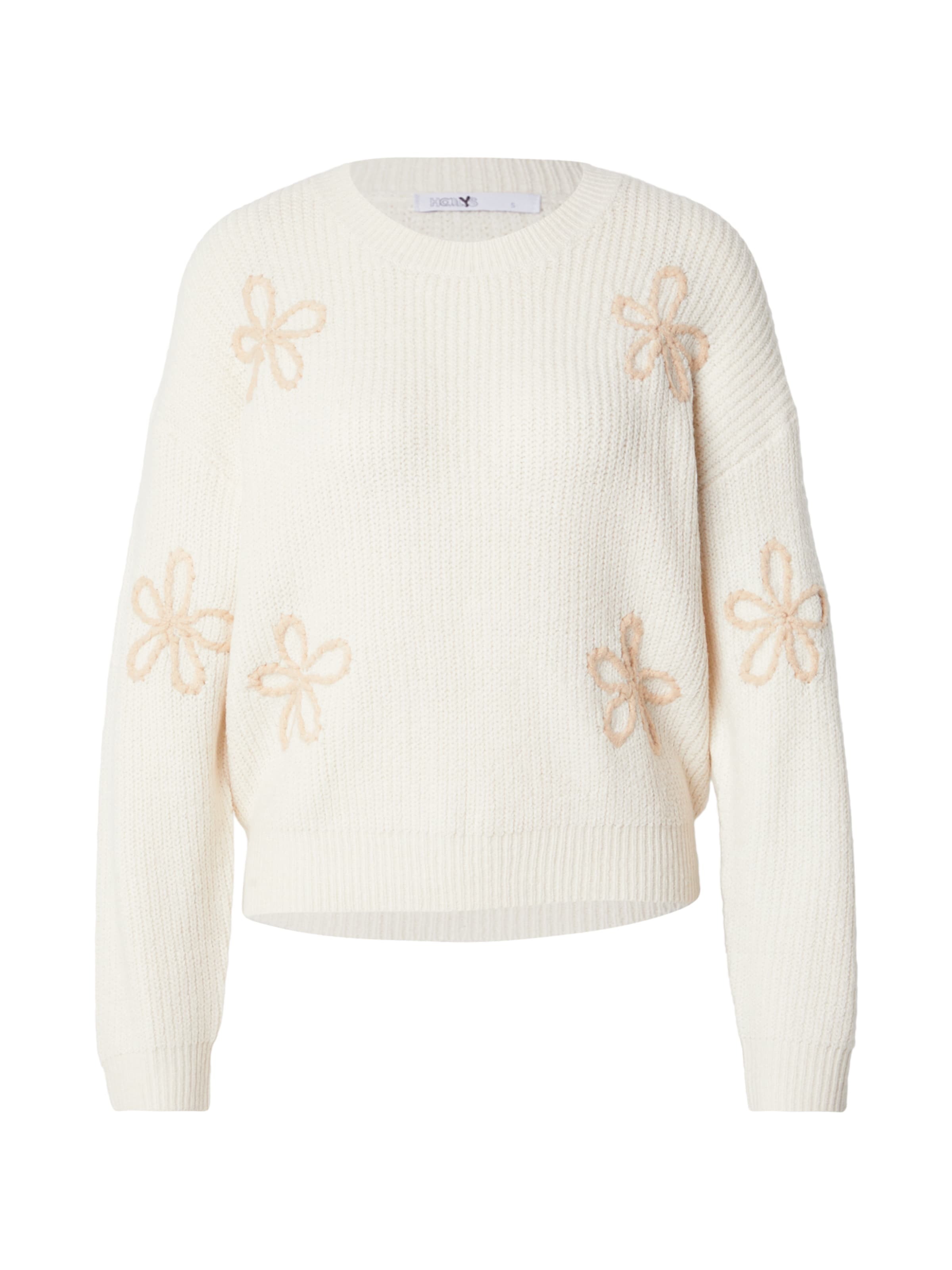 Hailys Pulover 'Ar44ia' | bež barva: sprednja stran