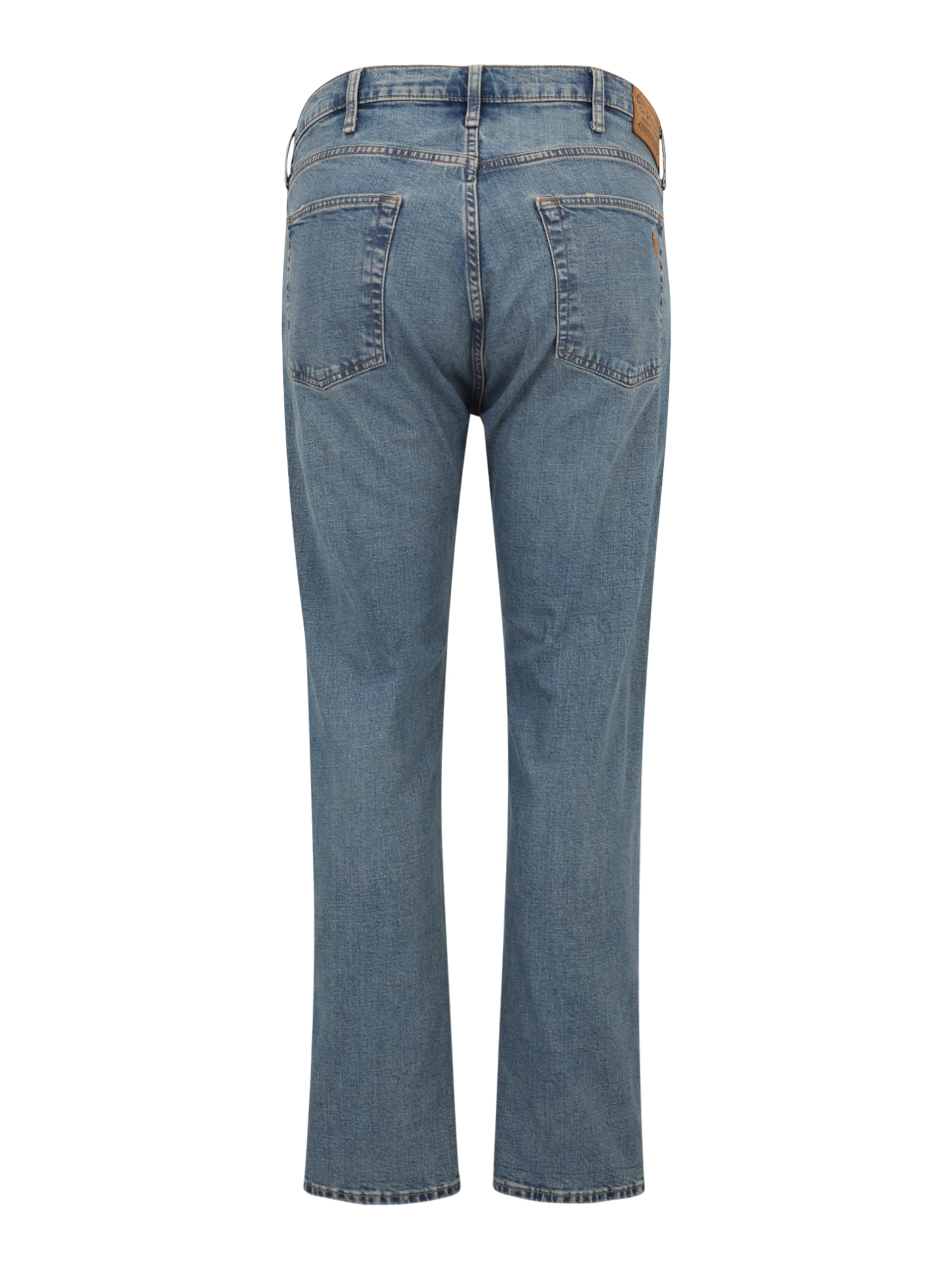 mėlyna Polo Ralph Lauren Big & Tall Standartinis Džinsai 'HAMPTON'