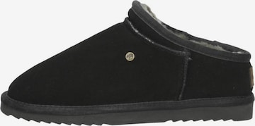 Pantoufle 'Conner' Warmbat en noir : devant