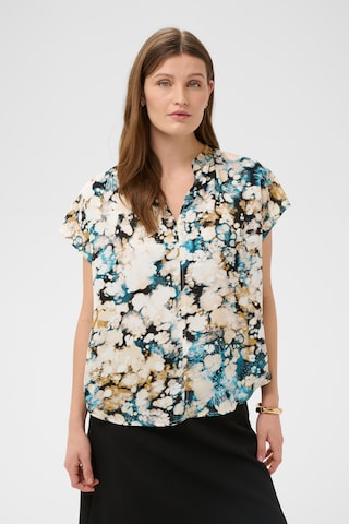 SOAKED IN LUXURY Blouse 'Paris' in Gemengde kleuren: voorkant