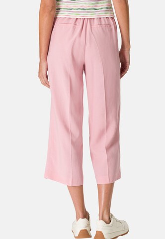 Loosefit Pantaloni con piega frontale di zero in rosa