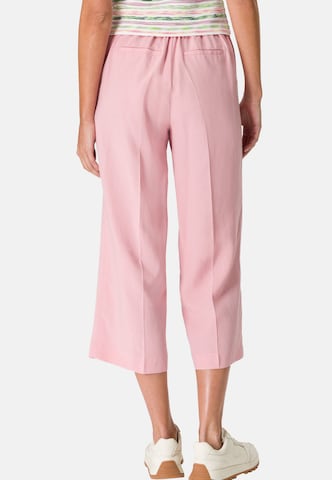 Loosefit Pantalon à plis zero en rose