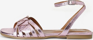 Sandalo di CAFè NOIR in blu: frontale