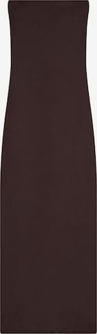 BershkaHaljina - smeđa boja: prednji dio