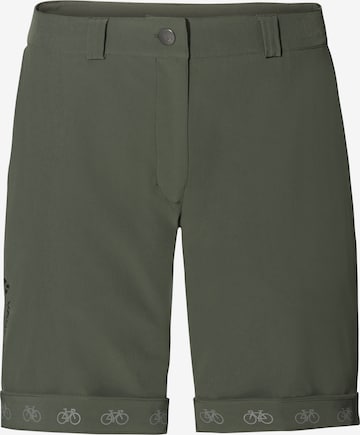 VAUDE Slim fit Outdoor Pants in Green: front