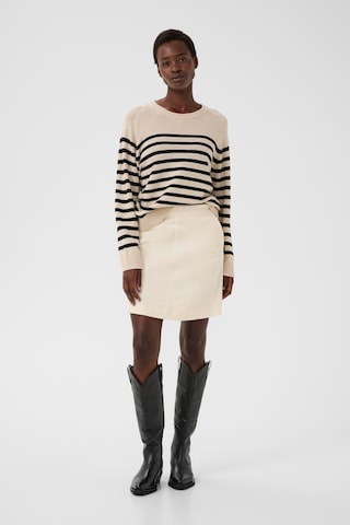 Part Two Nederdel 'Lings' i beige