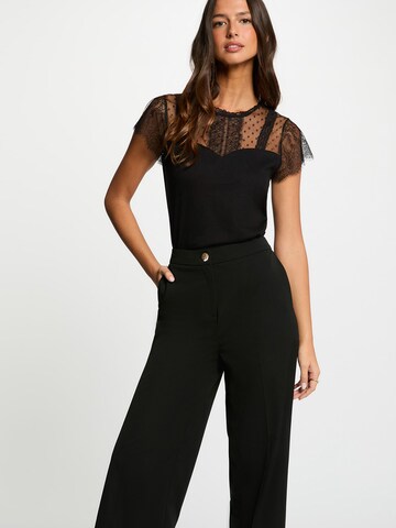 juoda Morgan Marškinėliai 'DAPHNE': priekis