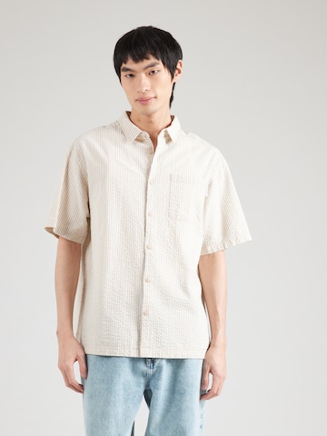 Iriedaily Regular fit Button Up Shirt 'Seekah' in Beige: front