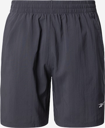Reebok Regular Sports trousers in Black: front