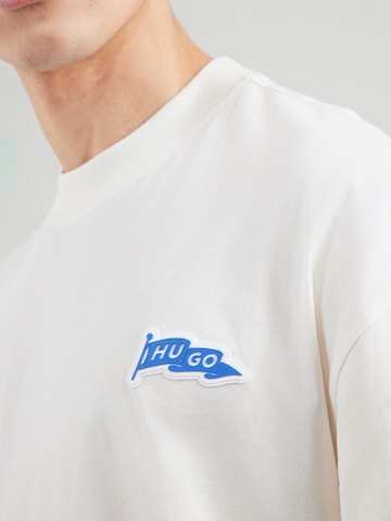 T-Shirt 'Nohatio' HUGO en blanc