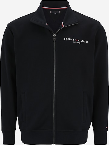 Tommy Hilfiger Big & Tall Sweatjakke i blå: forside