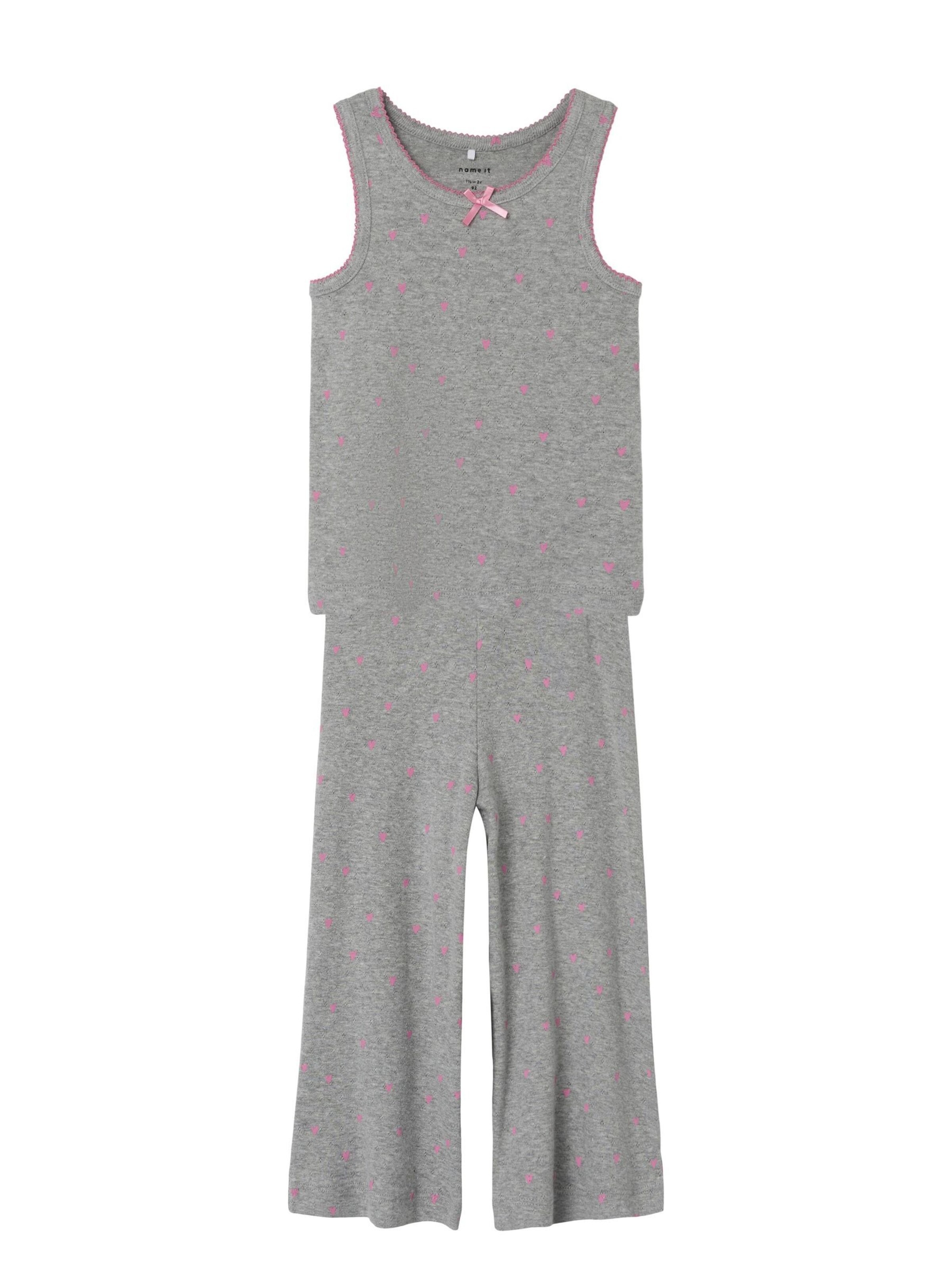 NAME IT Nachtkledij in Grijs: voorkant