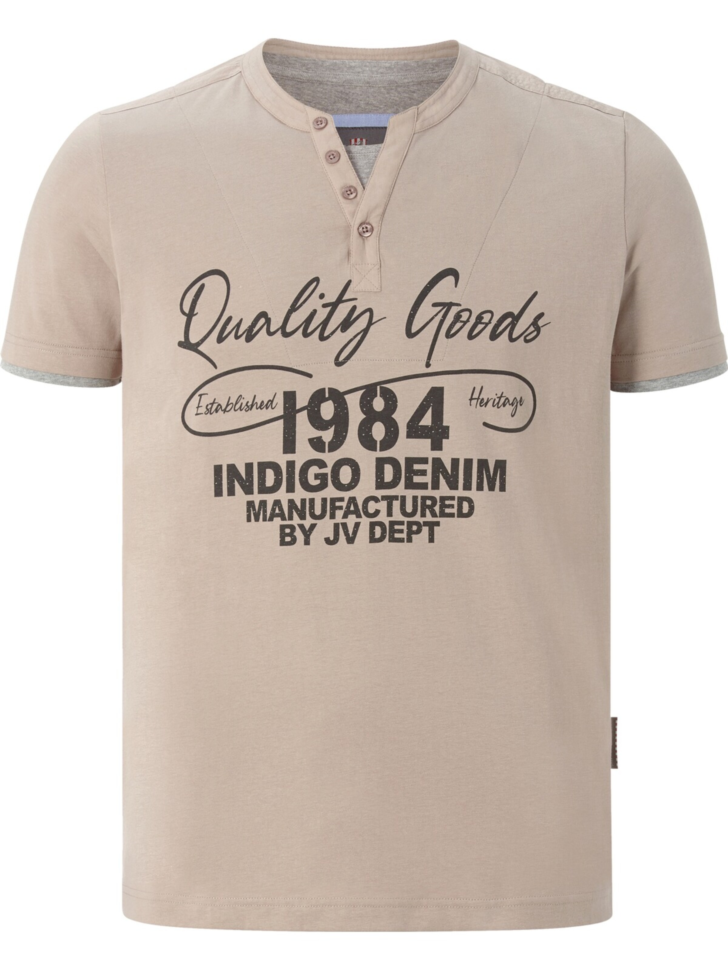 Jan Vanderstorm Shirt 'Nante' in Beige: front