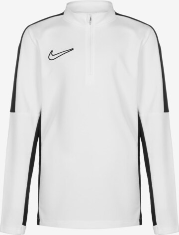 Felpa sportiva 'Academy 23' di NIKE in bianco: frontale