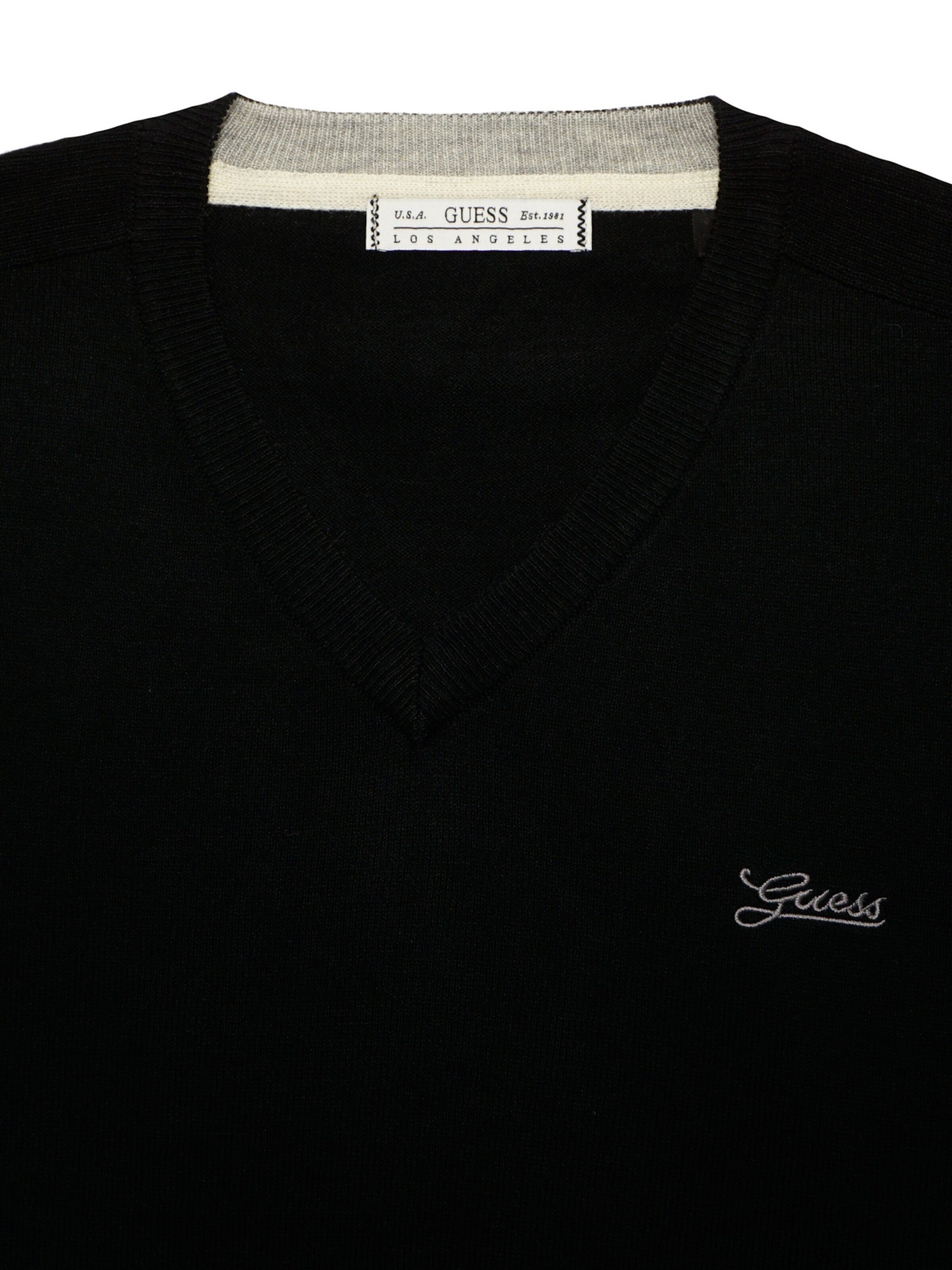 GUESS Pulover 'Vance' | črna barva