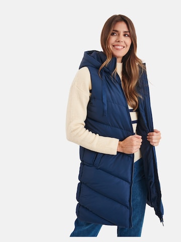 Threadbare Bodywarmer 'Vamp' in Blauw