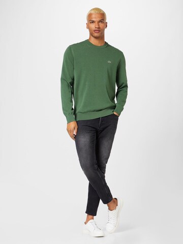 LACOSTE - Regular Fit Pullover em verde