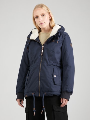 Parka mi-saison 'DANKKA' Ragwear en bleu : devant