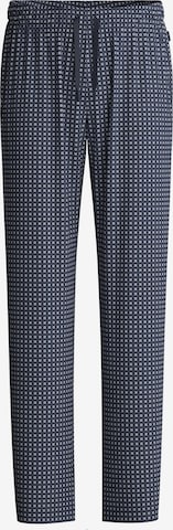 CALIDA Pyjamahose 'Remix Basic Sleep' in Blau: Vorderseite