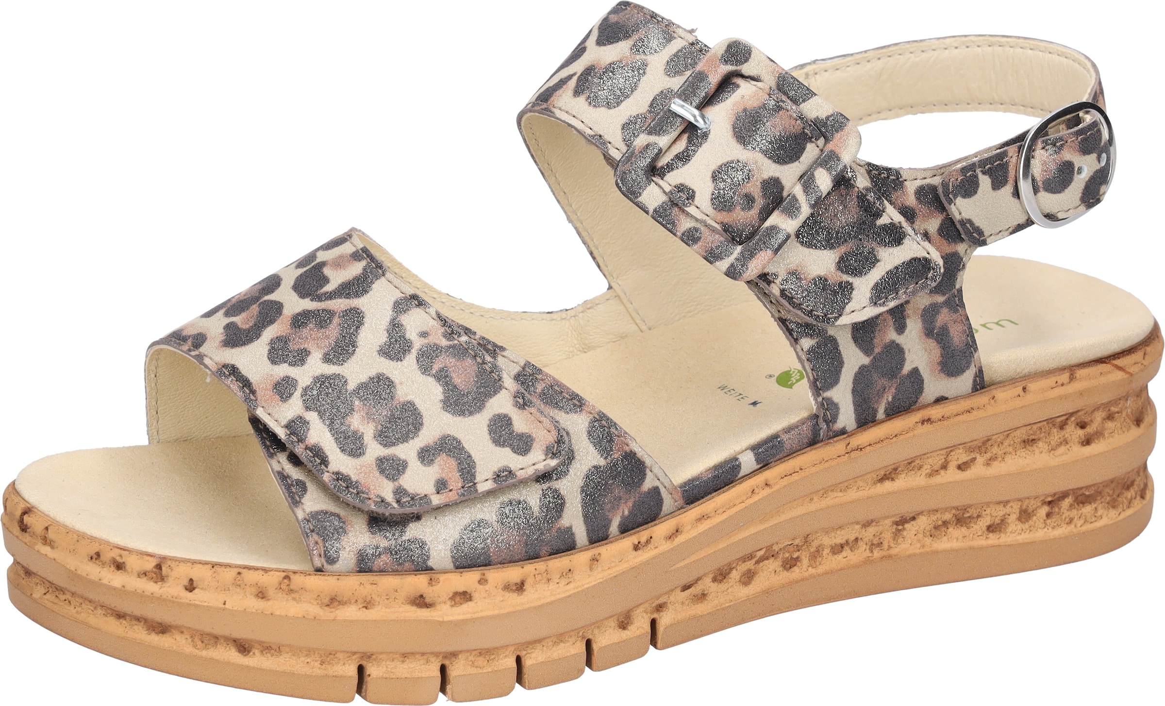 WALDLÄUFER Sandale in Braun: Vorderseite