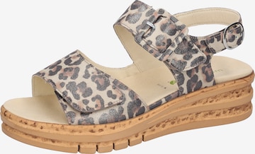 WALDLÄUFER Sandals in Brown: front