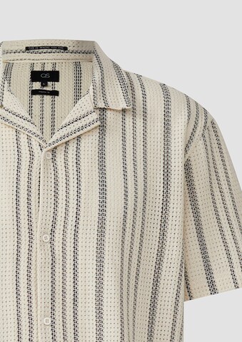 QS Comfort Fit Hemd in Beige