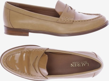 Lauren Ralph Lauren Flats & Loafers in 39,5 in Beige: front