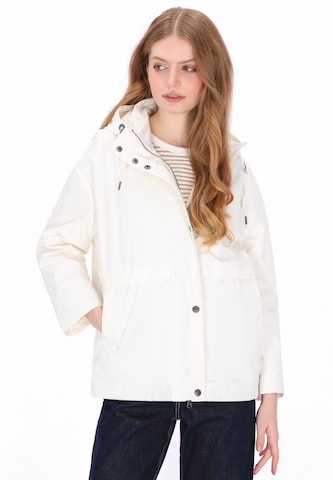 DreiMaster Maritim - Chaqueta de entretiempo en blanco: frente