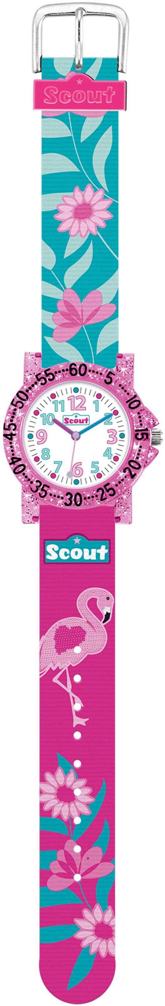 SCOUT Uhr in Pink: Vorderseite