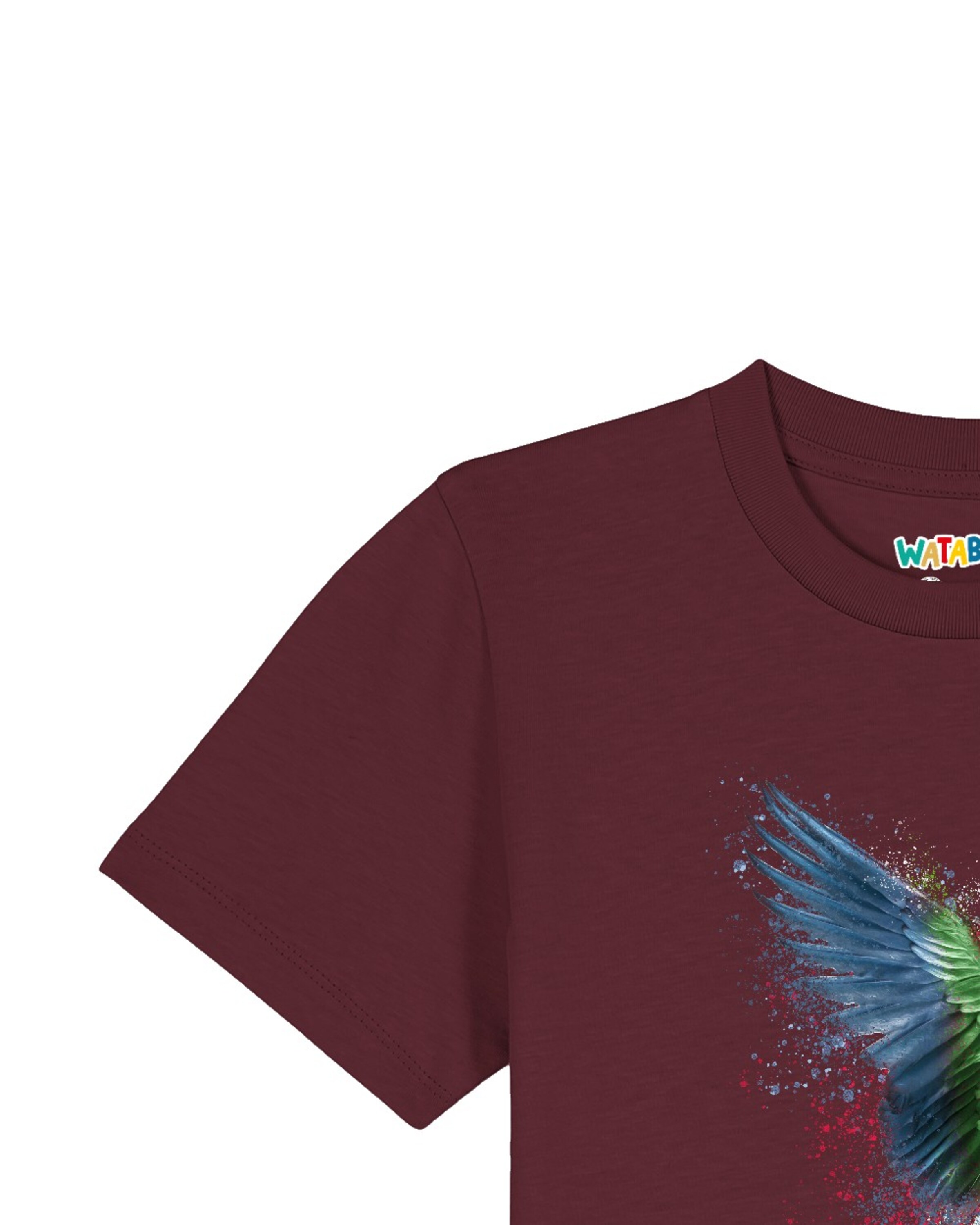 Maglietta 'Papagei' di watabout.kids in rosso