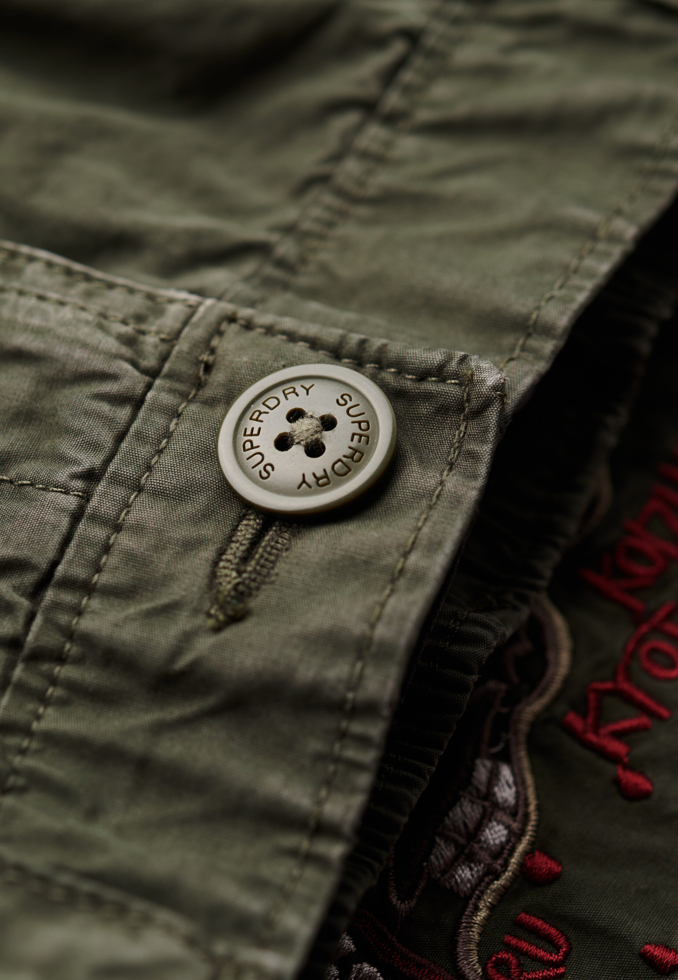 Loosefit Pantalon cargo Superdry & Co en vert