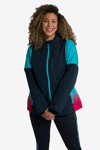 Ulla Popken Performance Jacket in Blue: front