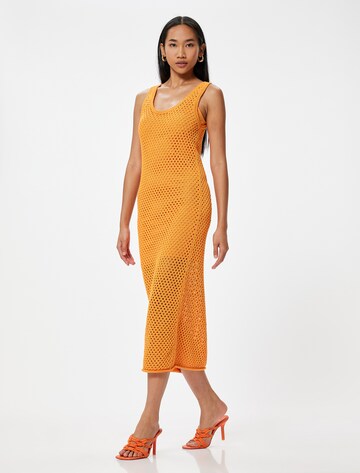 Koton Knit dress in Orange