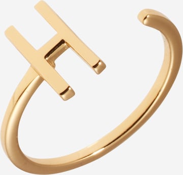 Bague Design Letters en or : devant