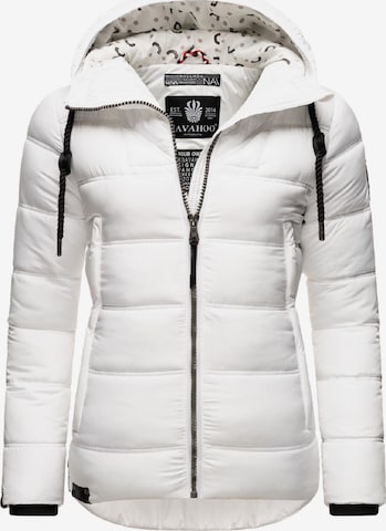 NAVAHOO Winter Jacket 'Renesmee' in White: front