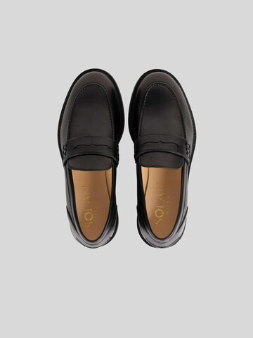 Solari Milano Moccasin in Black