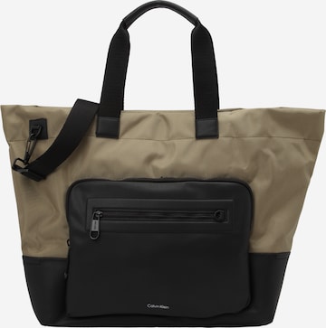 Calvin Klein Shopper in Green: front